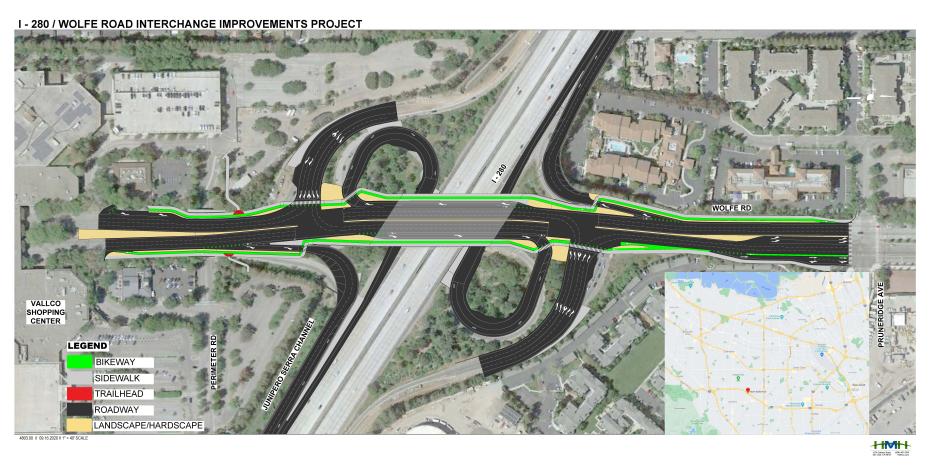 I-280/Wolfe Road Interchange Improvements Project | VTA